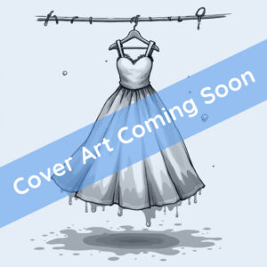 A messy princess dress with blue overlay